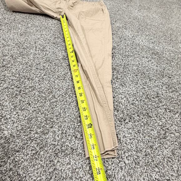 Vuori Ripstop Khaki Drawstring Pants, Size Large (L), Pre-loved, Organic Cotton - Picture 7 of 7